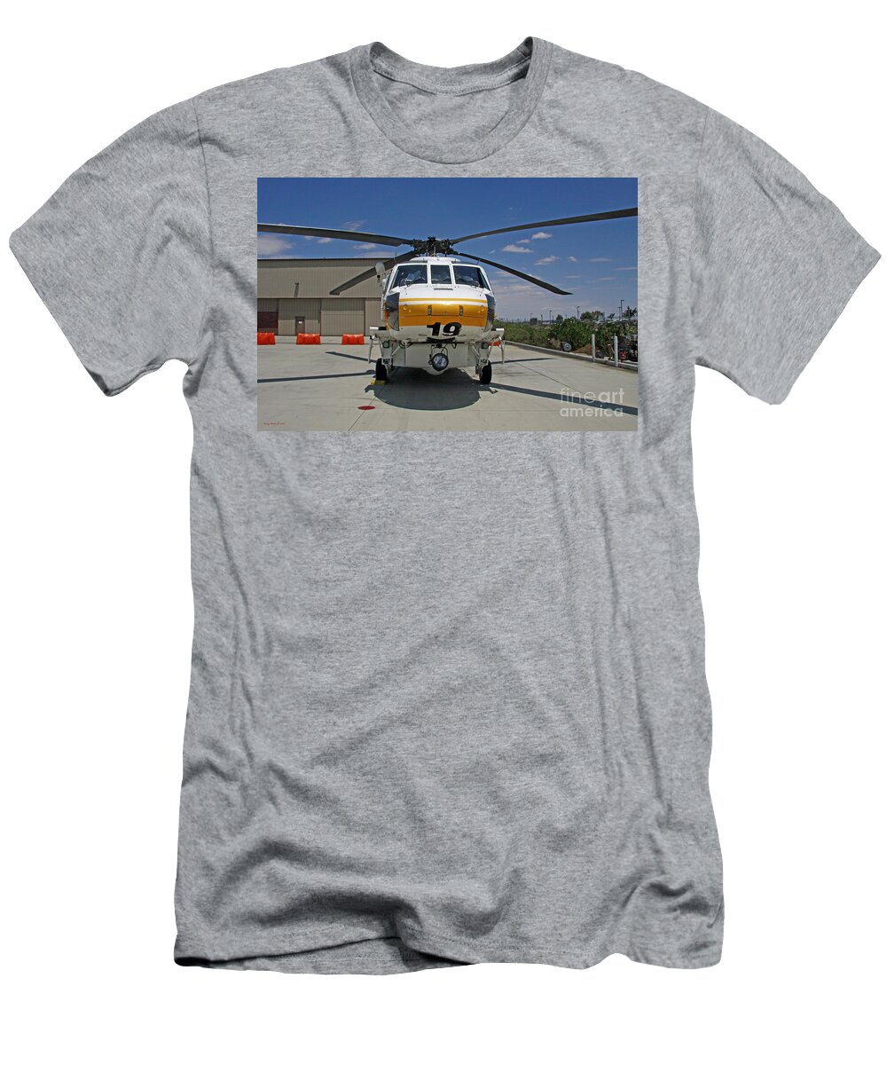 L.A County Fire Department Air Operations T Shirt The Firehawk 